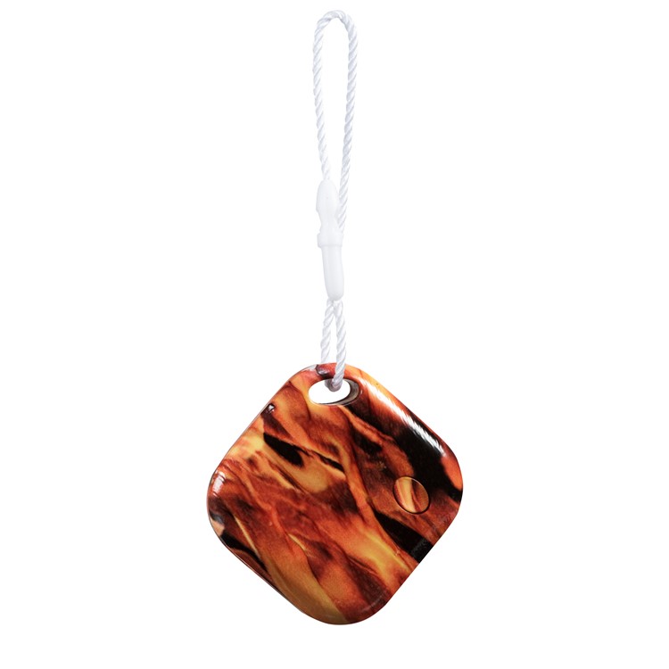 Anti-lost Mini Wireless Bluetooth Tracker for Pet Bag Key Wallet Smartphone - Wood Grain-2