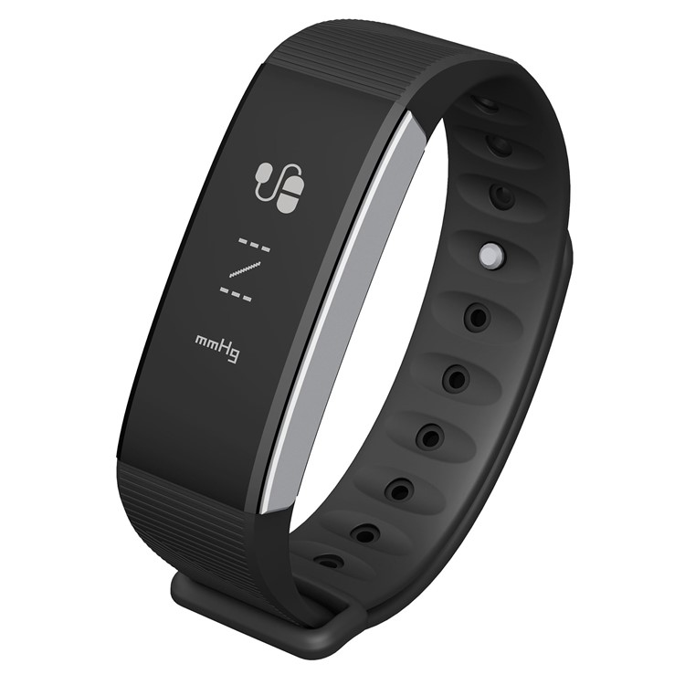 C9 Blood Pressure Heart Rate Monitor Smart Bluetooth Bracelet 0.87-inch OLED Display - Black-1