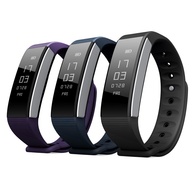 C9 Blood Pressure Heart Rate Monitor Smart Bluetooth Bracelet 0.87-inch OLED Display - Black-9