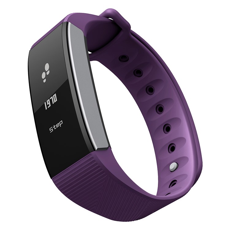 C9 Sports Smart Watch Blood Pressure Heart Rate Monitor Smart Bluetooth Bracelet - Purple-3
