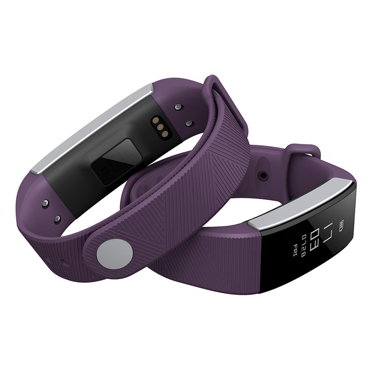 C9 Sports Smart Watch Blood Pressure Heart Rate Monitor Smart Bluetooth Bracelet - Purple-7