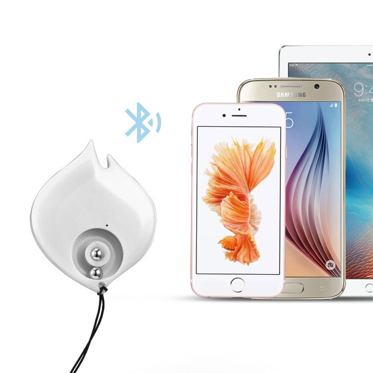 Creative Fire Shape Mini Pressure Release Bluetooth 4.0 Anti-lost Alarm Smart Tracker - White-5