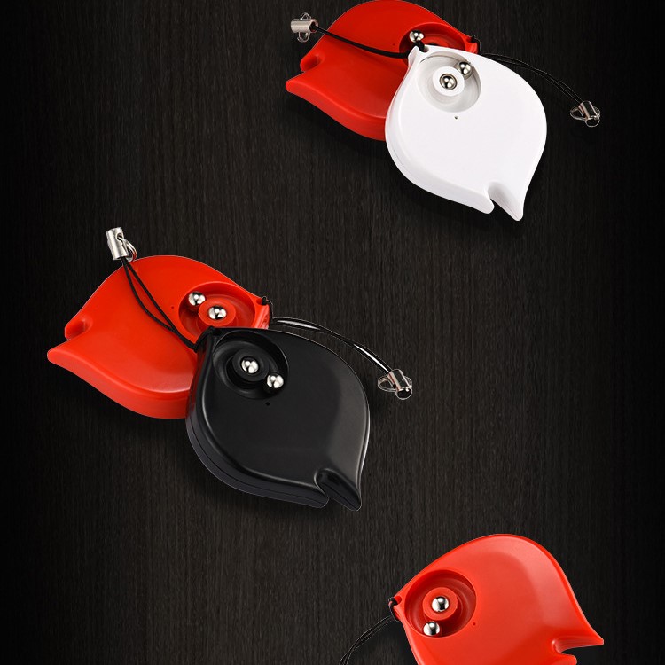 Chic Fire Shape Two-way Mini Pressure Release Bluetooth 4.0 Anti-lost Alarm Smart Tracker - Red-7