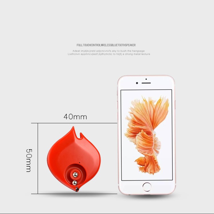 Chic Fire Shape Two-way Mini Pressure Release Bluetooth 4.0 Anti-lost Alarm Smart Tracker - Red-9