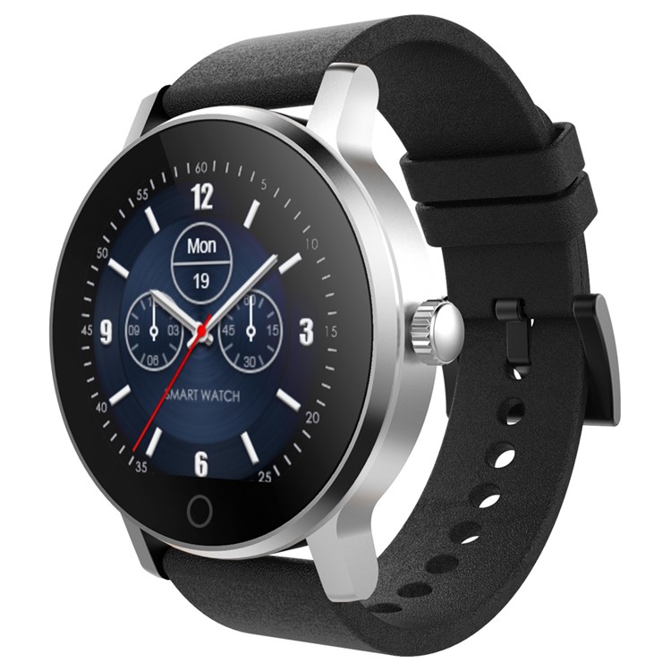 

SMA SMA-09 1.22 Inches Heart Rate Monitor Smart Watch Support Multi-language - Black / Silver