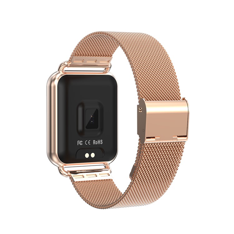 Q3 Smart Heart Rate Sports Wristband Waterproof Bracelet Bluetooth 4.0 for iOS Android - Rose Gold-4
