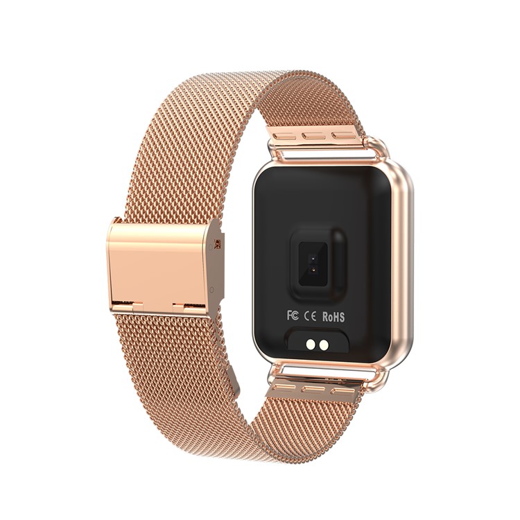 Q3 Smart Heart Rate Sports Wristband Waterproof Bracelet Bluetooth 4.0 for iOS Android - Rose Gold-5