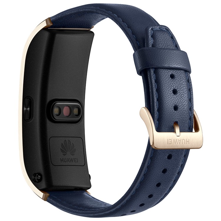 HUAWEI JNS-B19 Talkband B5 Smart Wristband with Bluetooth Earphone Smart Fitness Tracker - Blue / Leather Strap-3