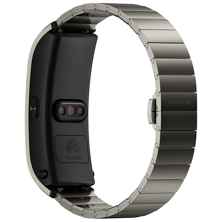 HUAWEI JNS-B29 Talkband B5 2 in 1 Smart Wristband Bracelet Bluetooth Headset Smart Fitness Tracker - Grey / Metal Strap-2