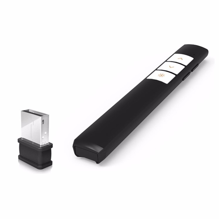 2.4GHz Wireless Remote Red Laser Pointer Presenter Pen Remote Control PPT Presentation Laser Flip Pen-6