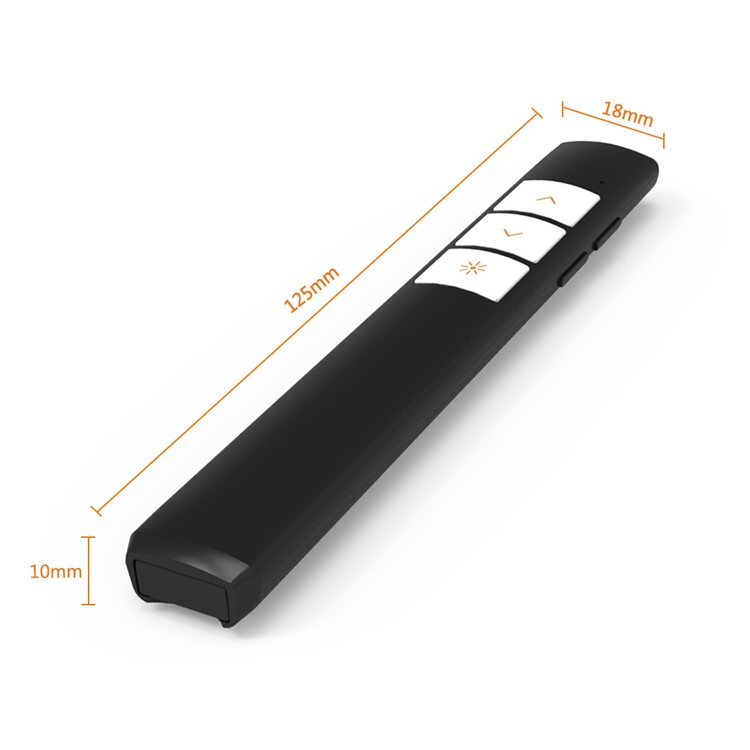 2.4GHz Wireless Remote Red Laser Pointer Presenter Pen Remote Control PPT Presentation Laser Flip Pen-8
