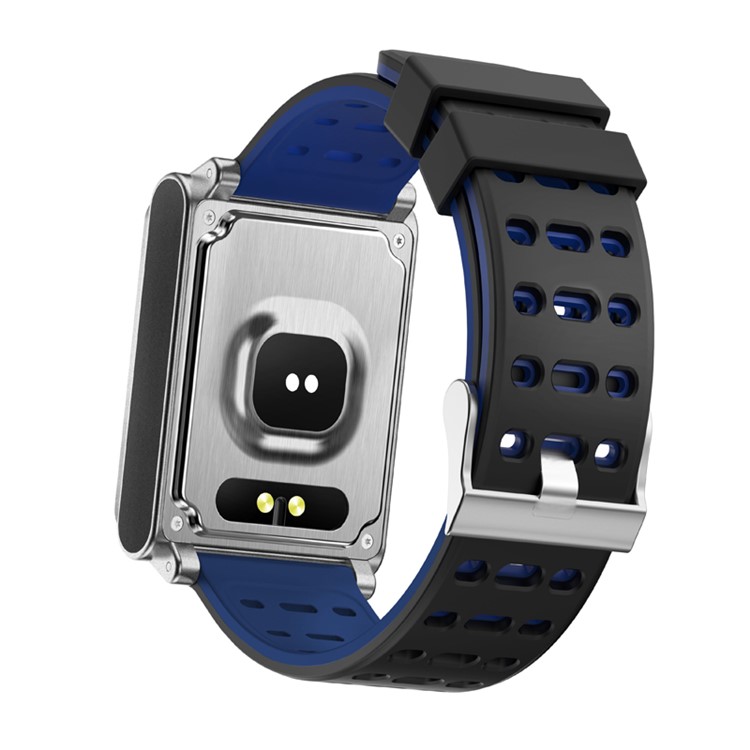 MISSYOU N98 Smart Bracelet Smart Wristband Heart Rate Monitor Fitness Tracker Compatible with iOS & Android - Black / Blue-2
