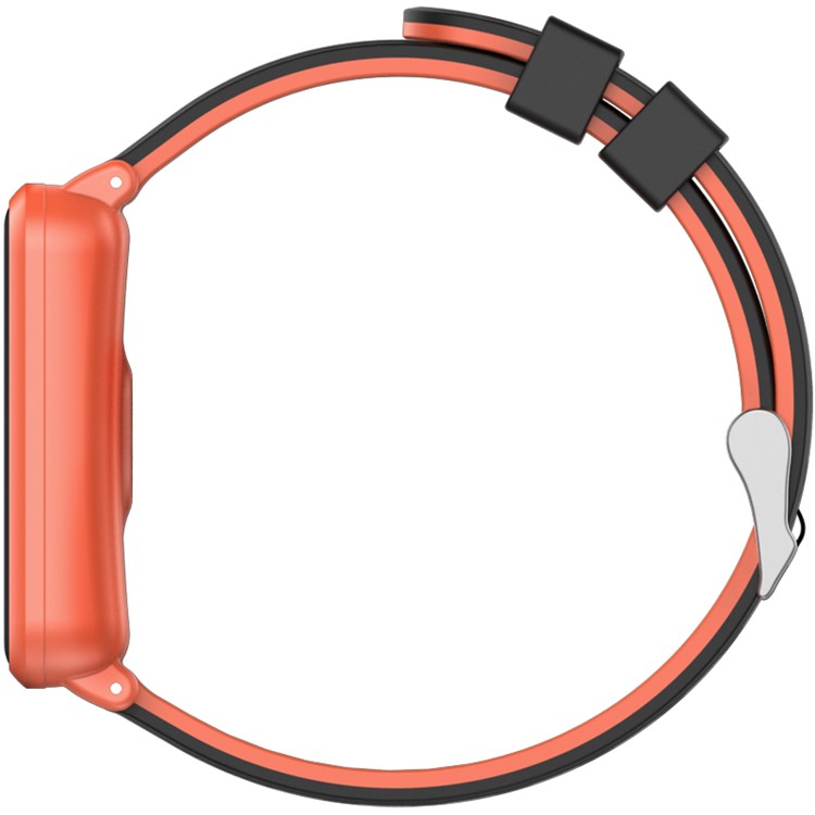 N88 Sports Smart Watch Wristband Waterproof Heart Rate Blood Pressure Monitor Fitness Tracker - Black / Orange-3