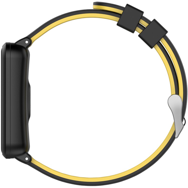 N88 Smart Watch 1.3 inch Screen IP68 Waterproof Heart Rate Blood Pressure Monitor Bracelet - Black / Yellow-2