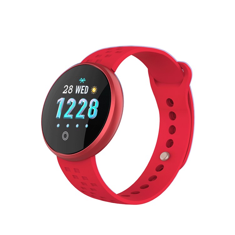 B36 Women Multifunctional Smart Sleeping Heart Rate Monitor Physiological Cycle Wristband - Red-6