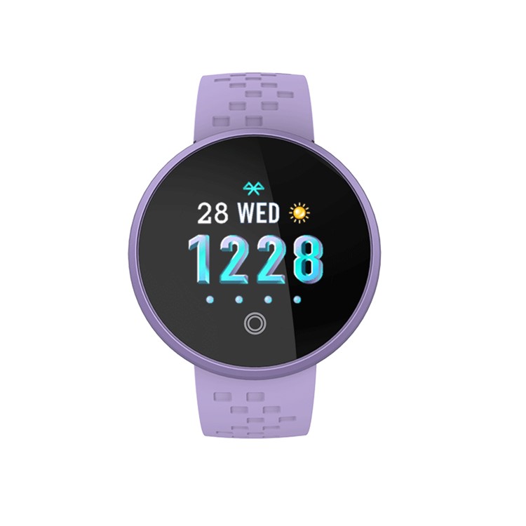 B36 Women Smart Sleeping Heart Rate Monitor Physiological Cycle Wristband - Purple-2