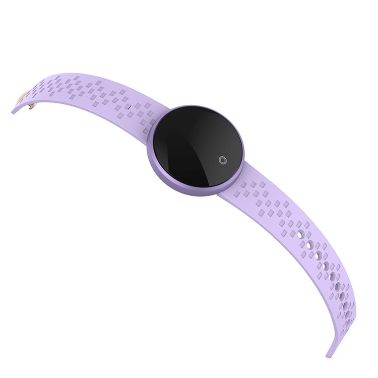 B36 Women Smart Sleeping Heart Rate Monitor Physiological Cycle Wristband - Purple-5