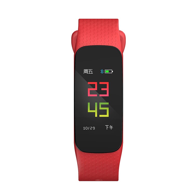 M5S Anti-lost Color Screen Intelligent Wristbands / 0.96 inch OLED / Heart Rate / Blood Pressure Monitor - Red-2