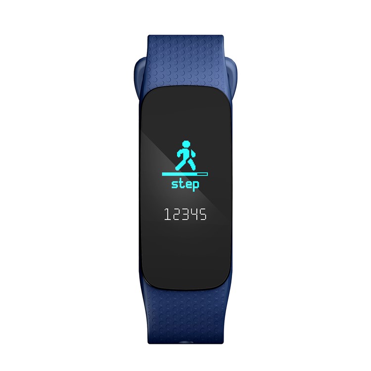 M5S Color Screen Fitness Smart Watch / 0.96 inch OLED / Heart Rate / Blood Pressure Monitor - Blue-2