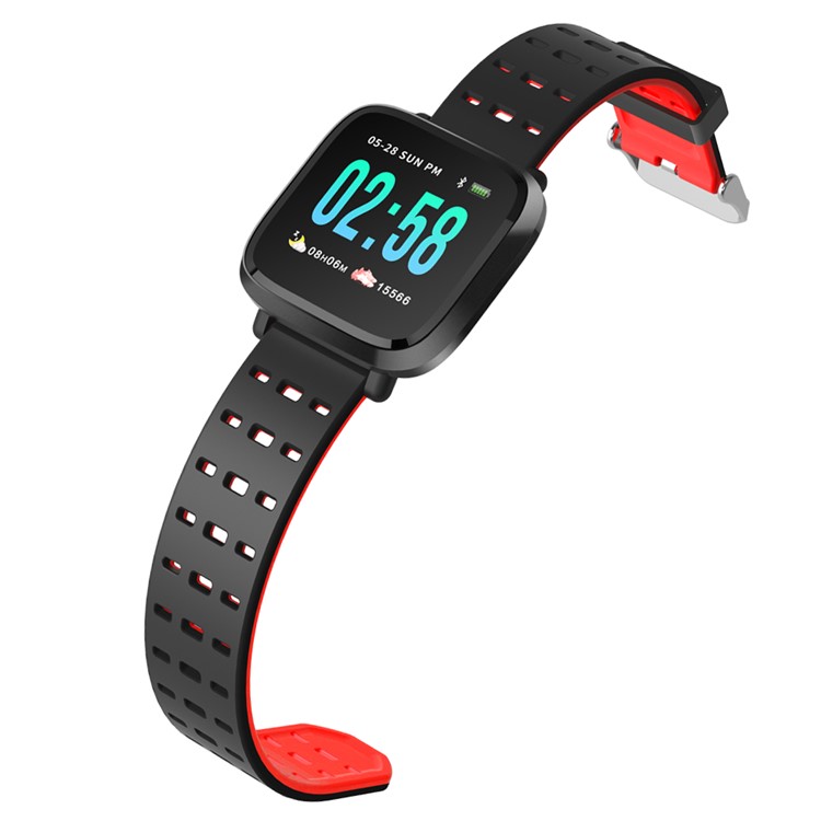 Y8 Multifunctional Smart Sleeping Heart Rate Blood Pressure Monitor Bracelet - Red-2