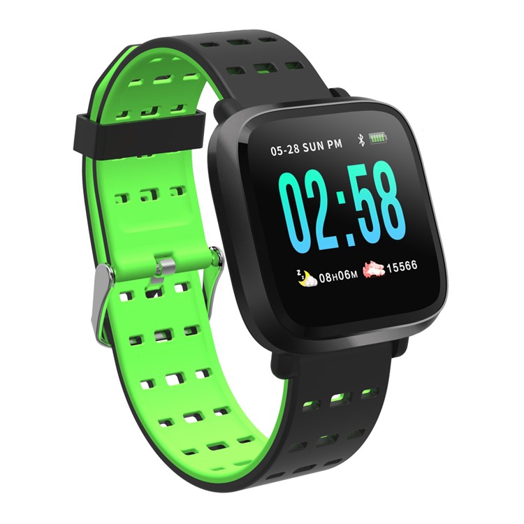 Y8 Multifunctional Health Sleeping Heart Rate Blood Pressure Monitor Wristband - Green-2