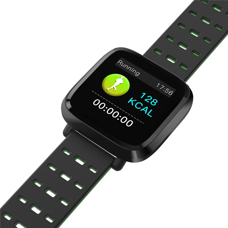 Y8 Multifunctional Health Sleeping Heart Rate Blood Pressure Monitor Wristband - Green-4