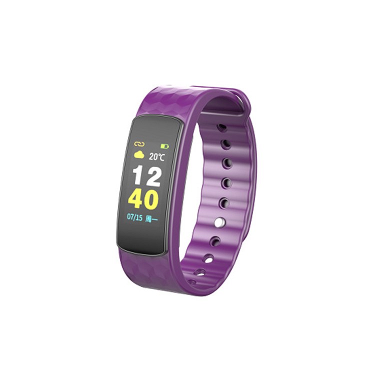 

i6HR-C Multifunctional Smart Sleeping Heart Rate Blood Pressure Monitor Bracelet - Purple