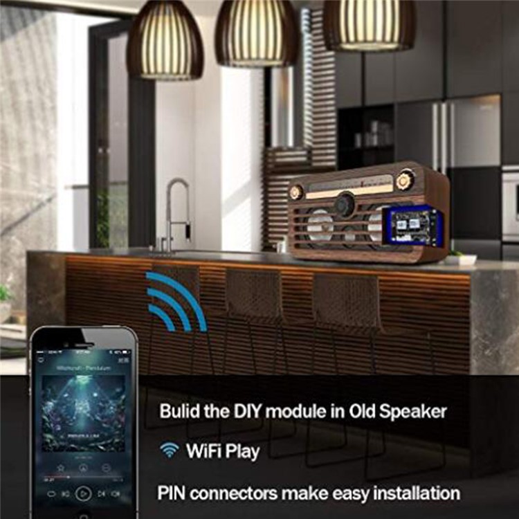JEDX Up2Stream Multi-room WiFi Audio Receiver DIY Module Compatible with AirPlay DLNA-3