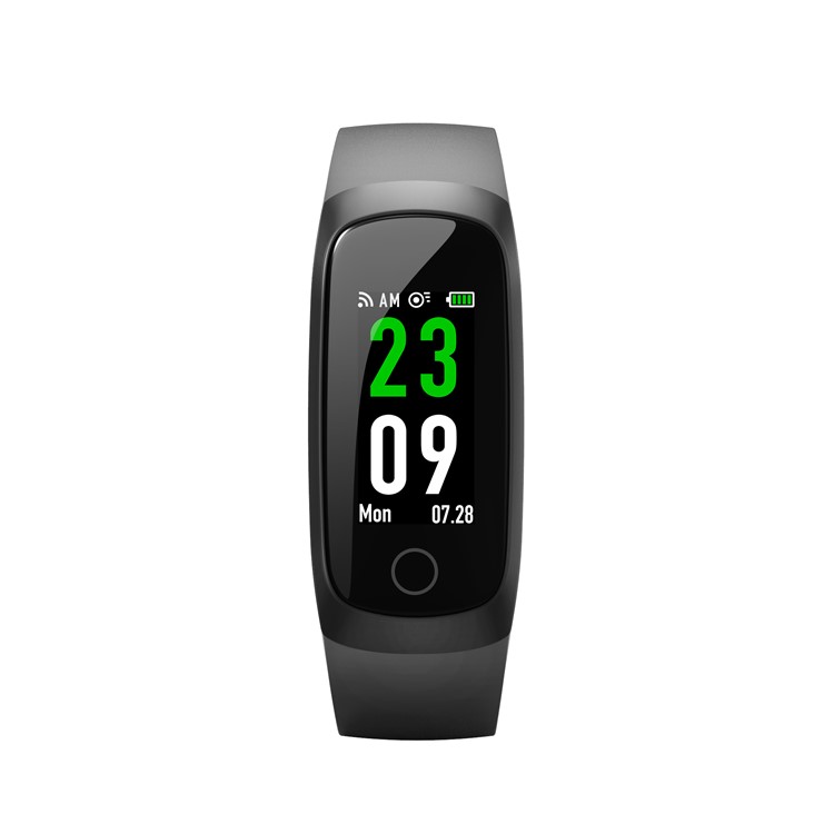 W10 0.96 inch Colored Screen Smart Wristband Fitness Tracker - Black-10