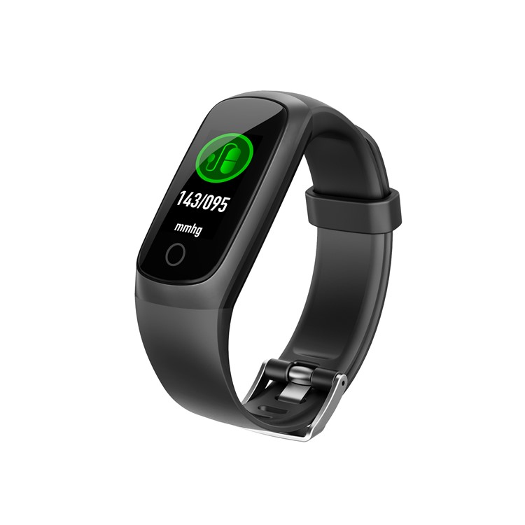 W10 0.96 inch Colored Screen Smart Wristband Fitness Tracker - Black-13