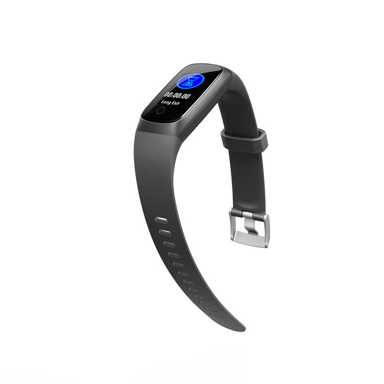 W10 0.96 inch Colored Screen Smart Wristband Fitness Tracker - Black-3