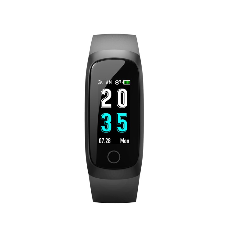 W10 0.96 inch Colored Screen Smart Wristband Fitness Tracker - Black-9