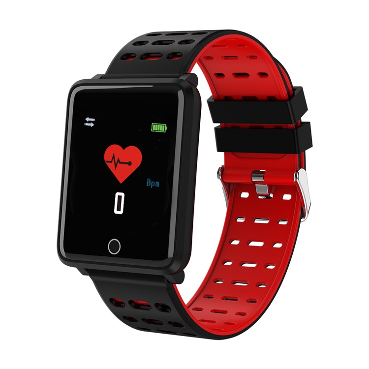 A8 Fitness Tracker Bluetooth Smart Watch with Sleeping Monitor / Sedentary Reminder - Black / Red-3