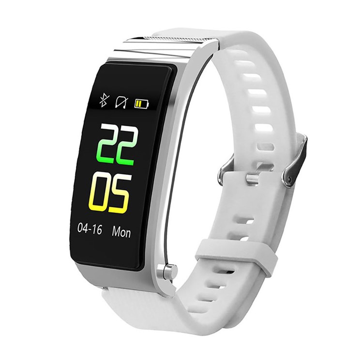 LEMONADE AYL 5 2 Em 1 Fone De Ouvido Bluetooth E Pulseira Inteligente Com Pulseira Branca - Branco-1