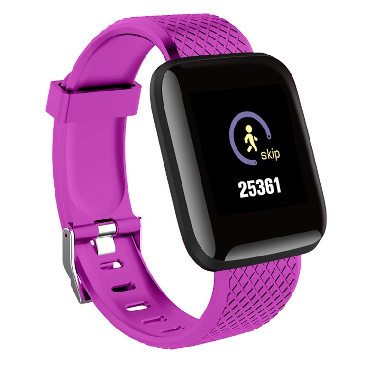

D13 1.3-inch Color Screen IP67 Waterproof Fitness Tracker Smart Bracelet - Purple