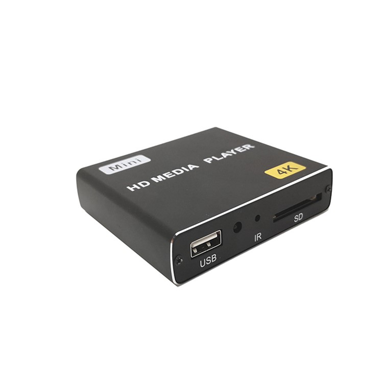 JEDX X1 4K Full HD 1080P Mini Media Player with HDMI+AV+USB+SE Auto Play - US Plug-10