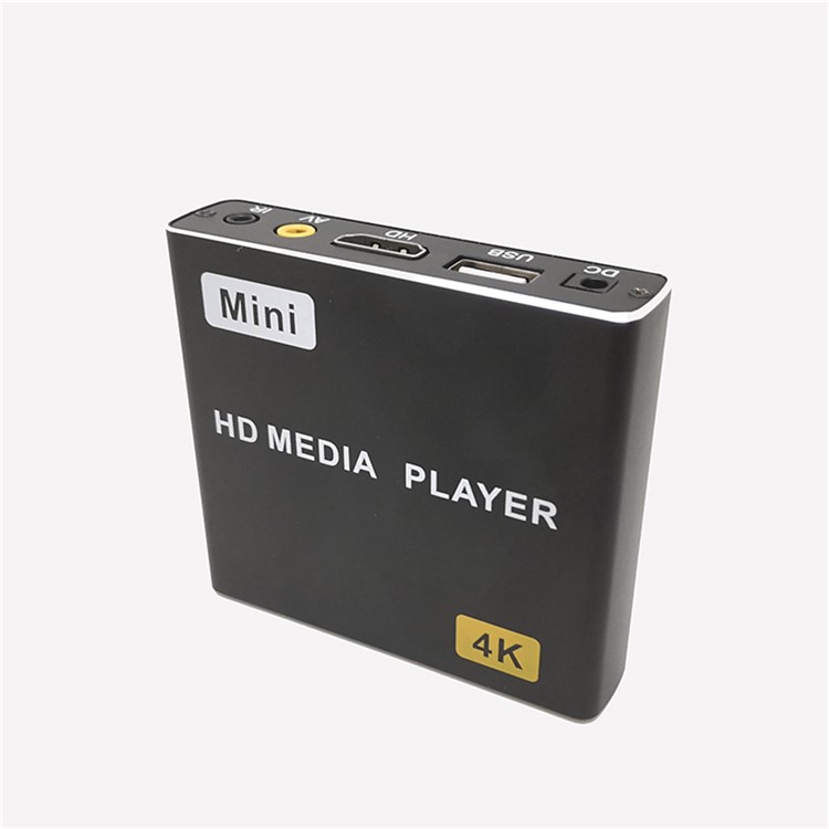 JEDX X1 4K Full HD 1080P Mini Media Player with HDMI+AV+USB+SE Auto Play - US Plug-13