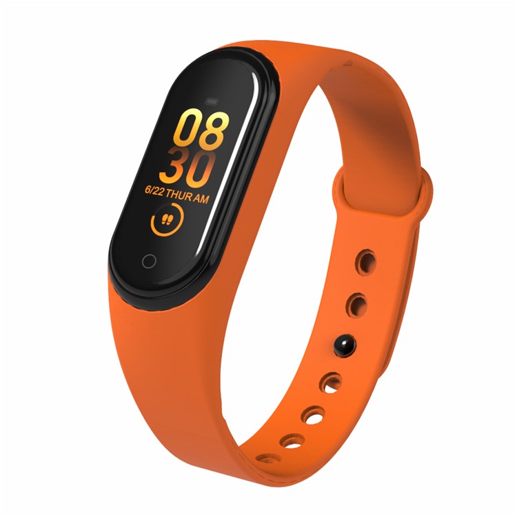 

M4 Color Screen Multi-function Bluetooth 4.0 Sports Smart Bracelet - Orange