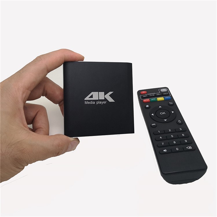 JEDX Portable Mini 1080P 4K HD Digital Media Player Support HDMI and AV Outputs - EU Plug-12