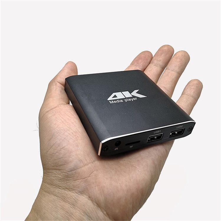 JEDX Portable Mini 1080P 4K HD Digital Media Player Support HDMI and AV Outputs - EU Plug-13