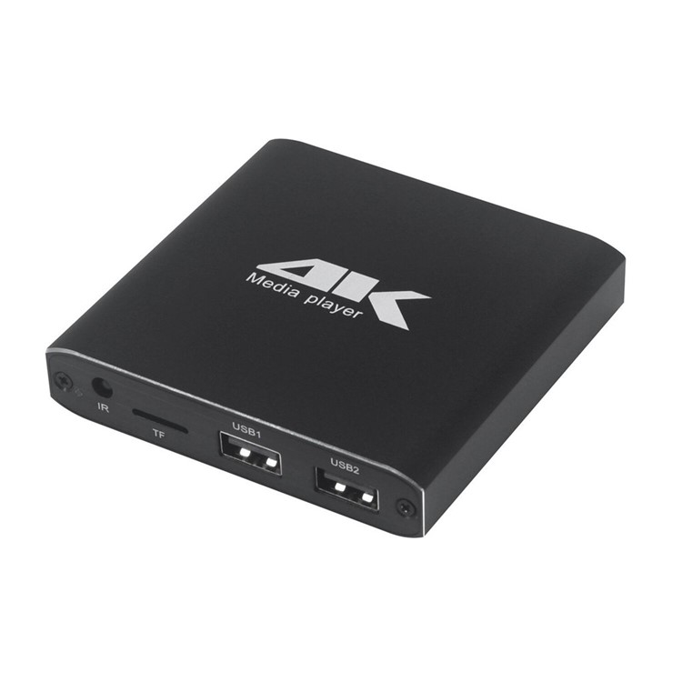 JEDX Portable Mini 1080P 4K HD Digital Media Player Support HDMI and AV Outputs - EU Plug-3