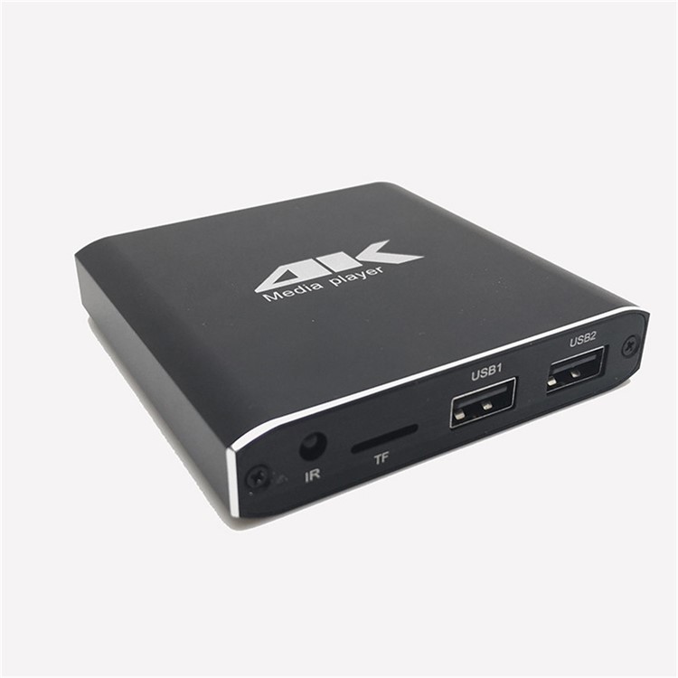 JEDX Portable Mini 1080P 4K HD Digital Media Player Support HDMI and AV Outputs - EU Plug-9