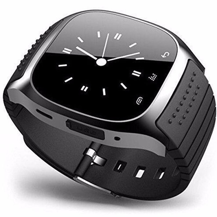 M26 1.4-inch Bluetooth Smart Watch Support Remote Shutter Pedometer Barometer for iOS & Android - Black-2