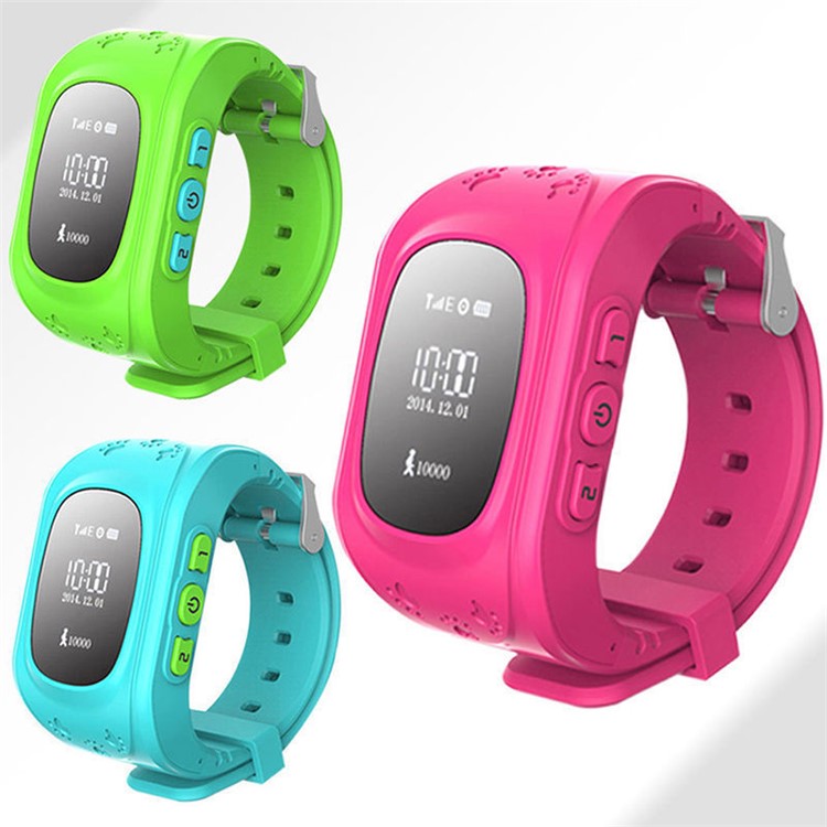 Q50 Children Smart Watch Kids Wrist Watch with Safety Monitoring GPS Tracker SOS Support SIM for IOS Android - Green-8