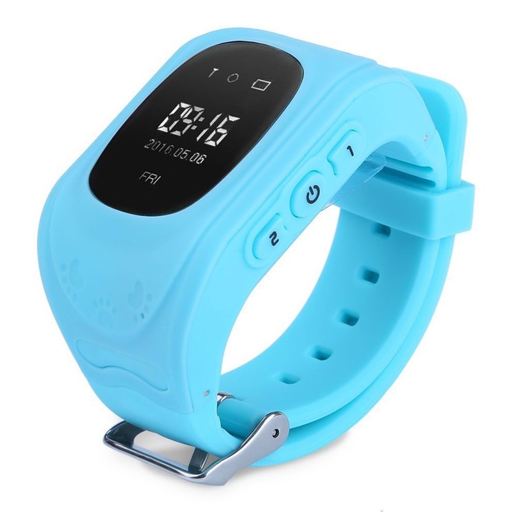 Q50 Children Smart Watch with Safety Monitoring GPS Tracker SOS Support SIM for IOS Android - Baby Blue-2