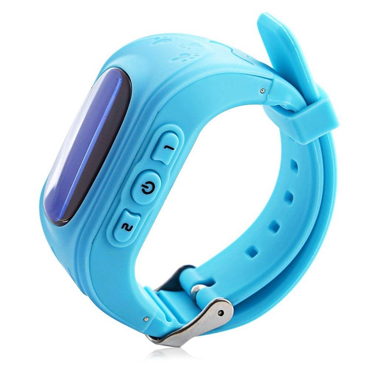 Q50 Children Smart Watch with Safety Monitoring GPS Tracker SOS Support SIM for IOS Android - Baby Blue-3