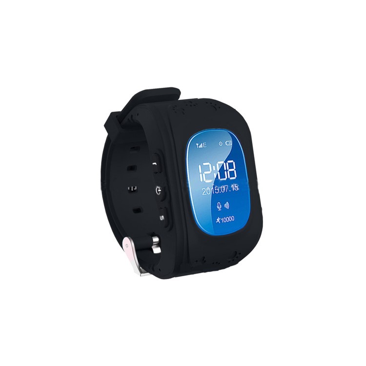 Q50 Safety Monitoring GPS Tracker SOS Kids Smart Watch Support SIM for IOS Android - Black-1