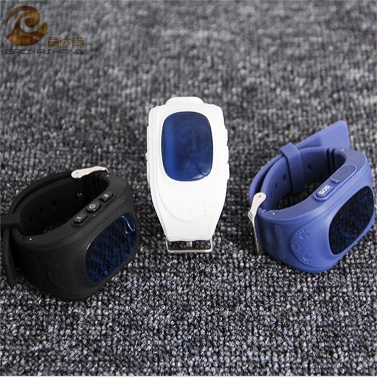 Q50 Children Safety Monitoring GPS Tracker SOS Kids Smart Watch Phone Support SIM - Dark Blue-2
