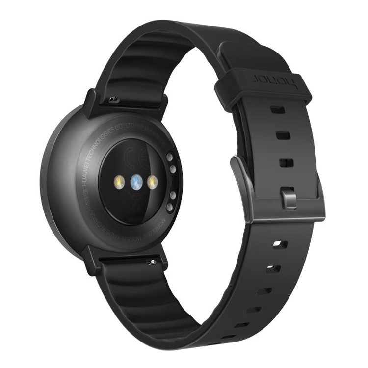 HUAWEI Honor S1 50m 5ATM Waterproof Smart Heart Rate Monitor Fitness Wrist Watch for iOS & Android - Grey Shell / Black Short Wrist Band-4