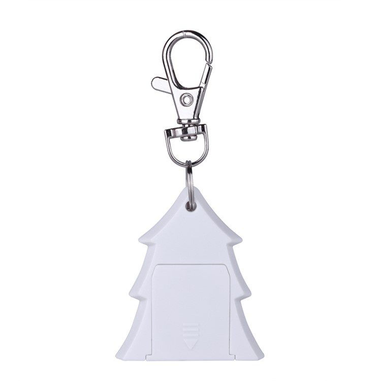 Christmas Tree Bluetooth 4.0 Anti-lost Device Finder Alarm Selfie Shutter - White-2